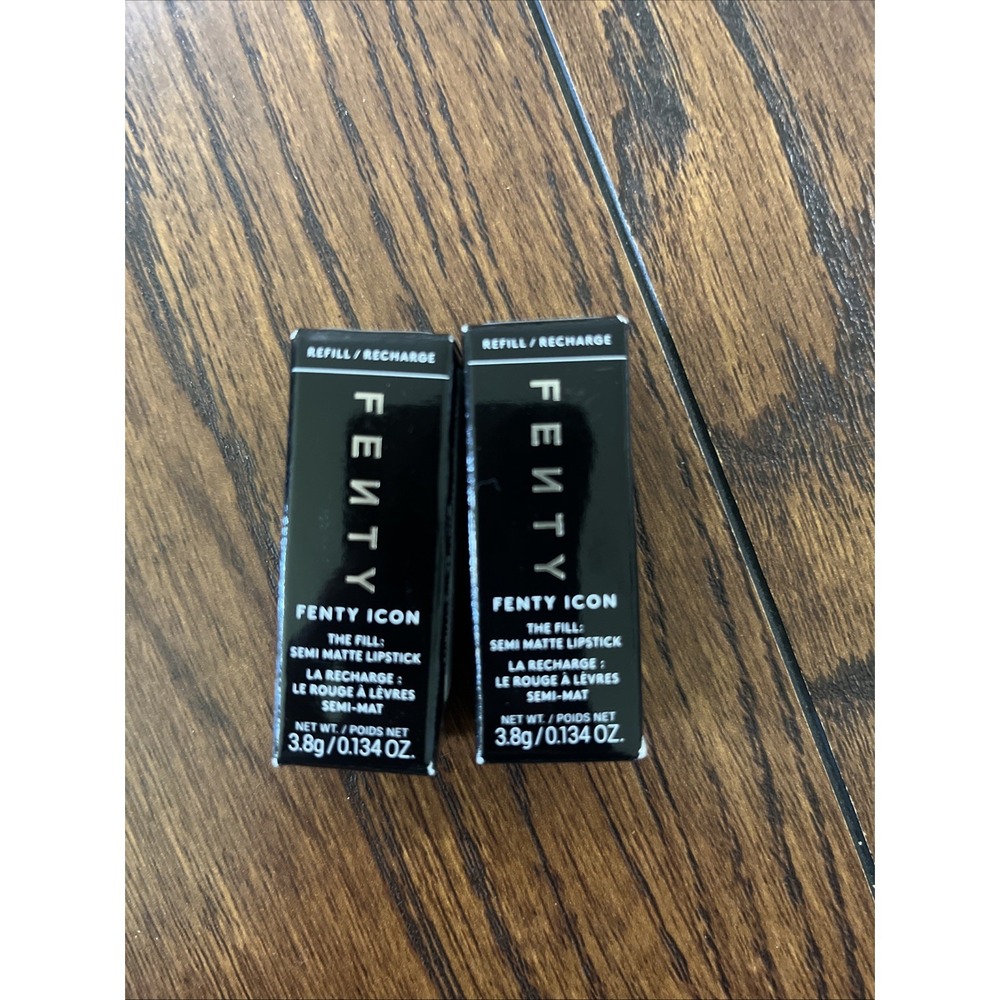 Lot Of 2 Fenty Icon The Fill: Semi Matte Lipstick Refill - 11 Loud Speak'r